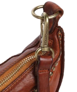 Umhängetasche genarbtes Rindsleder cognac