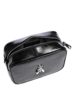 Umhängetasche Lammleder schwarz