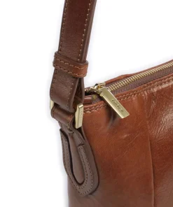 Umhängetasche Leder braun