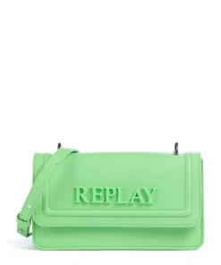 Umhängetasche Lederimitat hellgrün