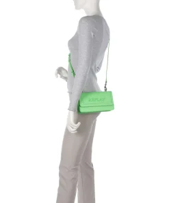 Umhängetasche Lederimitat hellgrün