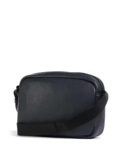 Umhängetasche Lederimitat navy