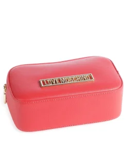 Umhängetasche Lederimitat rot