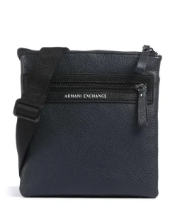 Umhängetasche Lederimitat navy