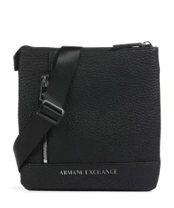 Umhängetasche Lederimitat schwarz