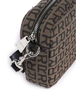 Umhängetasche Polyester braun