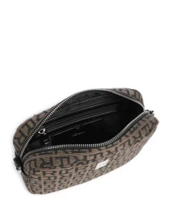 Umhängetasche Polyester braun