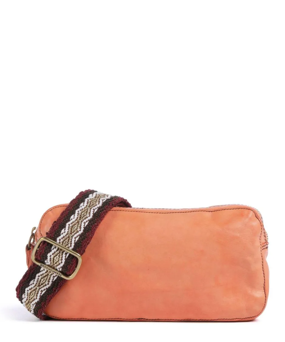 Umhängetasche Rindsleder apricot