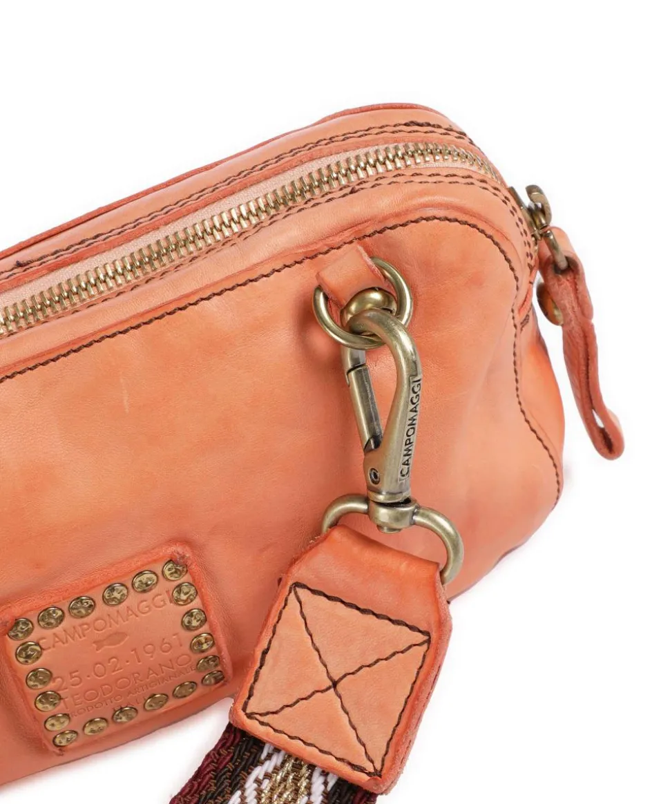 Umhängetasche Rindsleder apricot
