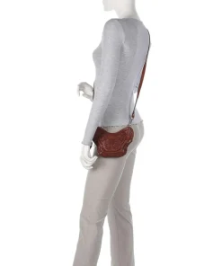 Umhängetasche Rindsleder cognac