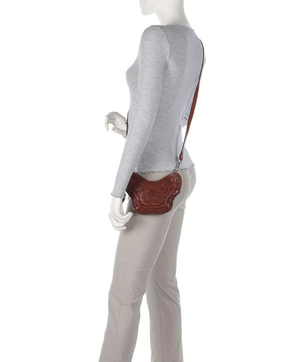 Umhängetasche Rindsleder cognac