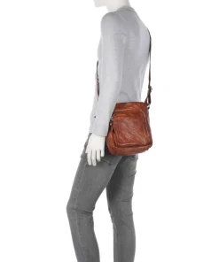 Umhängetasche Rindsleder cognac