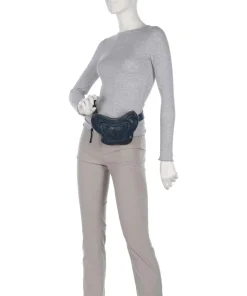 Umhängetasche Rindsleder dunkelblau