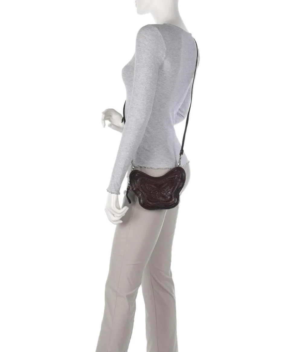 Umhängetasche Rindsleder dunkelbraun