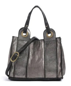 Umhängetasche Rindsleder grau