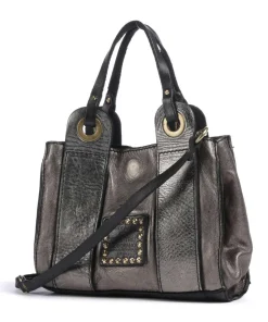 Umhängetasche Rindsleder grau