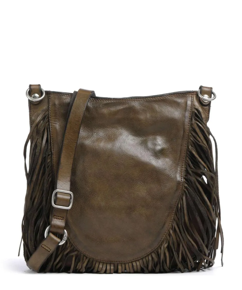 Umhängetasche Rindsleder khaki