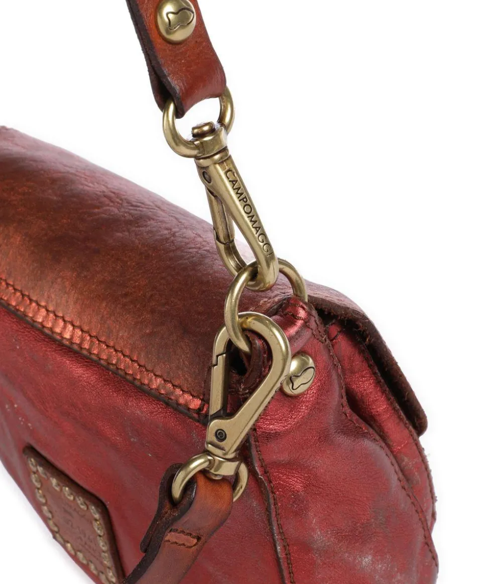 Umhängetasche Rindsleder rot