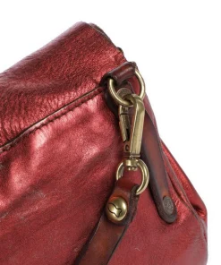 Umhängetasche Rindsleder rot
