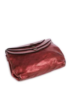 Umhängetasche Rindsleder rot
