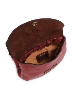 Umhängetasche Rindsleder rot