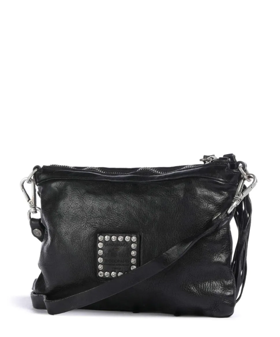 Umhängetasche Rindsleder schwarz