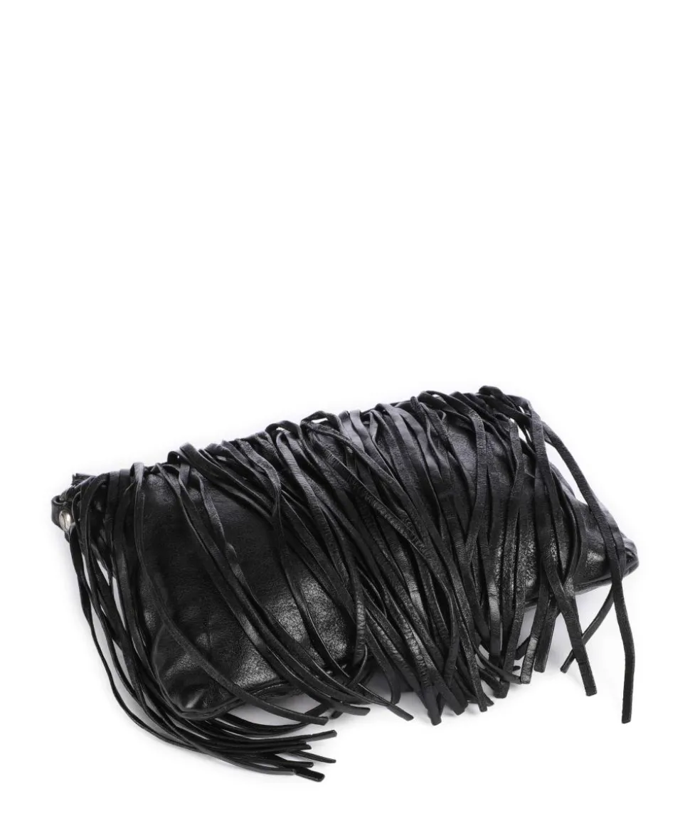 Umhängetasche Rindsleder schwarz