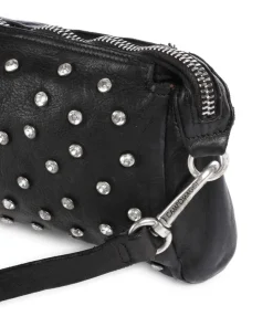 Umhängetasche Rindsleder schwarz