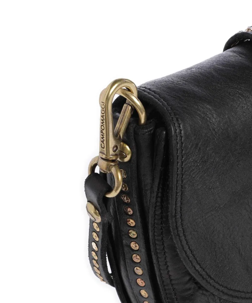 Umhängetasche Rindsleder schwarz