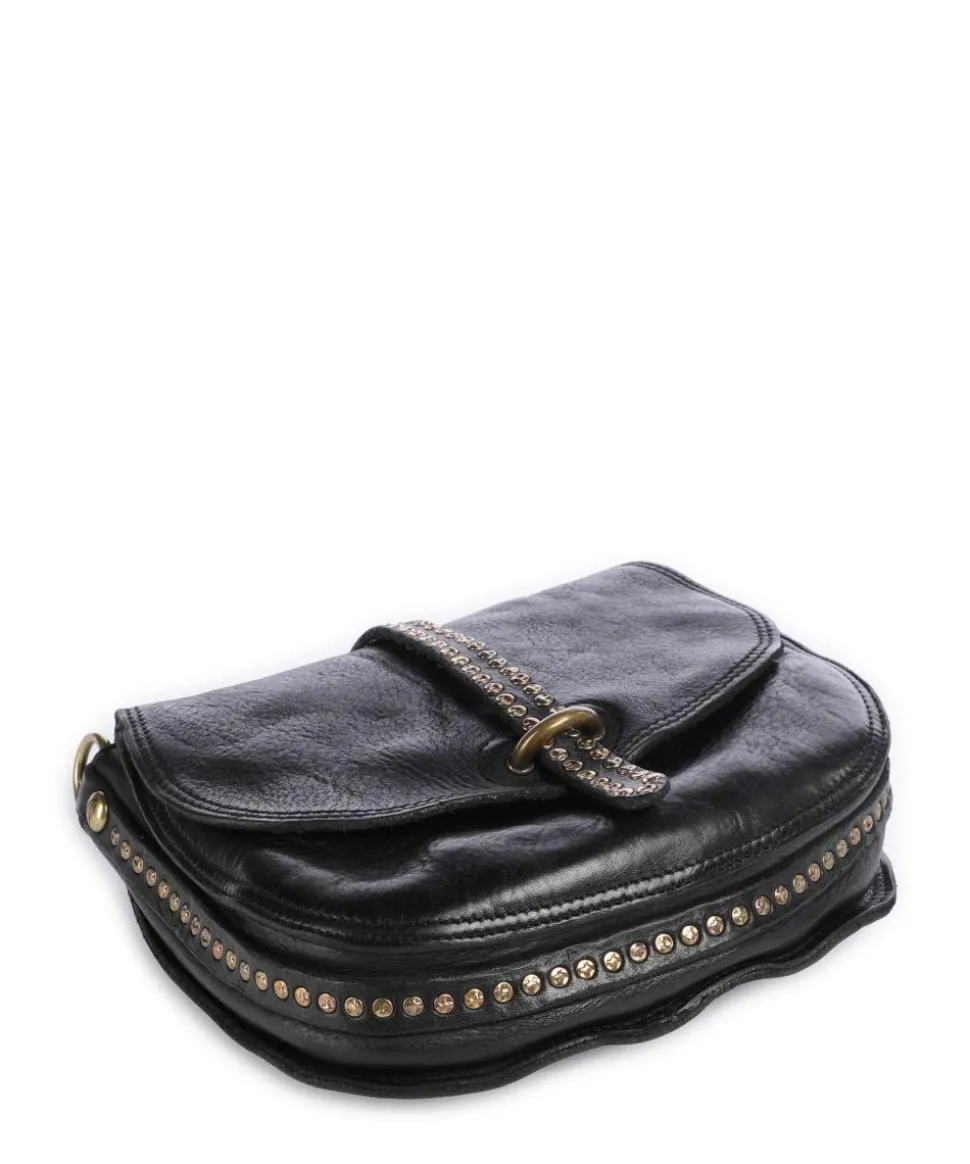 Umhängetasche Rindsleder schwarz