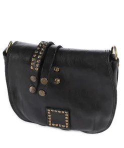 Umhängetasche Rindsleder schwarz