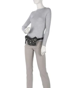 Umhängetasche Rindsleder schwarz