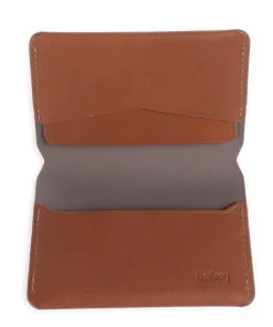 Under Cover RFID Kreditkartenetui fein genarbtes Leder karamellbraun