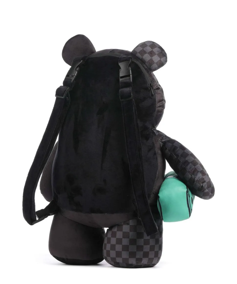 Unfinished Shark Teddy Bear Rucksack Polyester schwarz