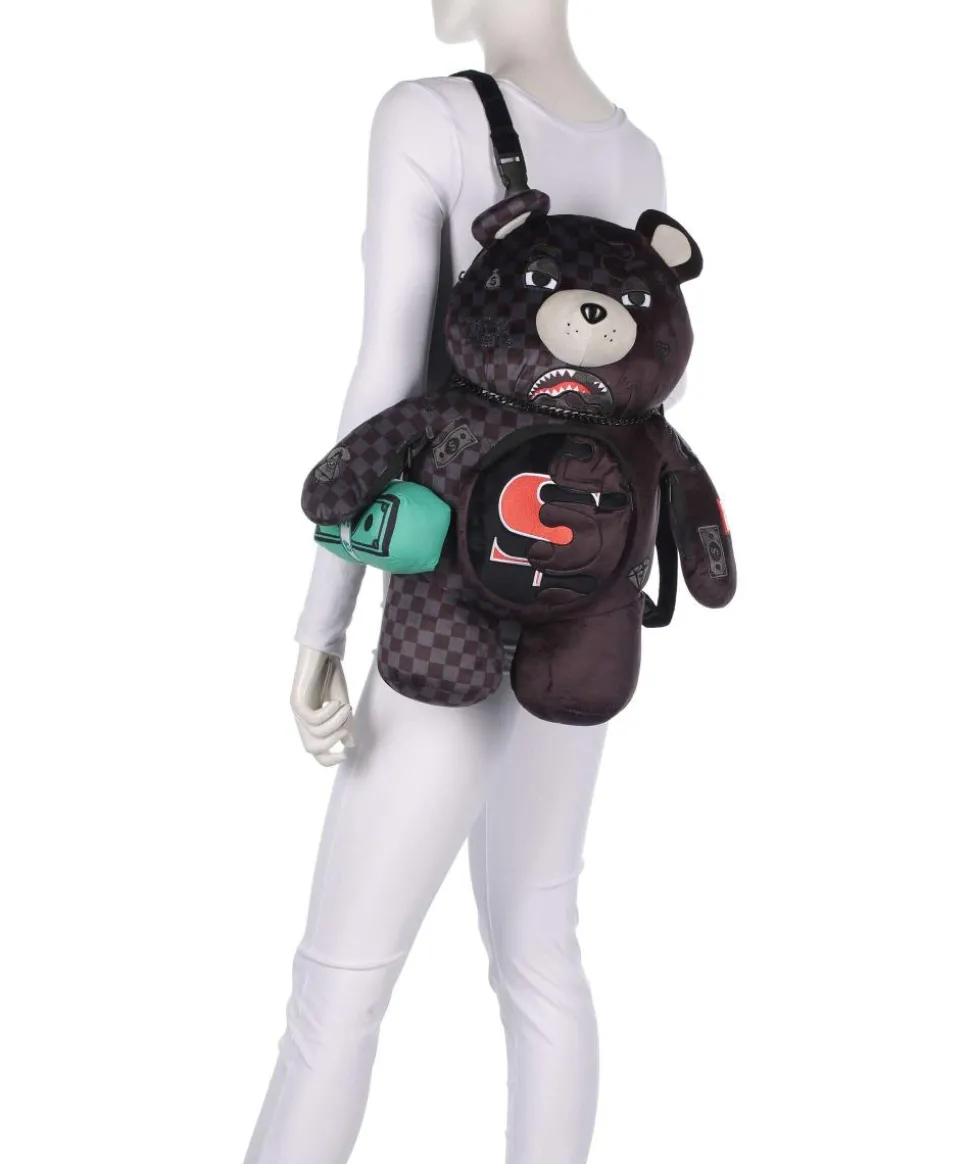 Unfinished Shark Teddy Bear Rucksack Polyester schwarz