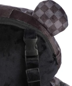 Unfinished Shark Teddy Bear Rucksack Polyester schwarz