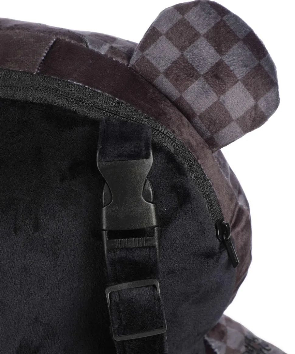 Unfinished Shark Teddy Bear Rucksack Polyester schwarz