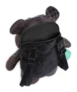 Unfinished Shark Teddy Bear Rucksack Polyester schwarz