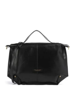 Unica Handtasche fein genarbtes Rindsleder schwarz