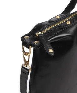 Unica Handtasche fein genarbtes Rindsleder schwarz