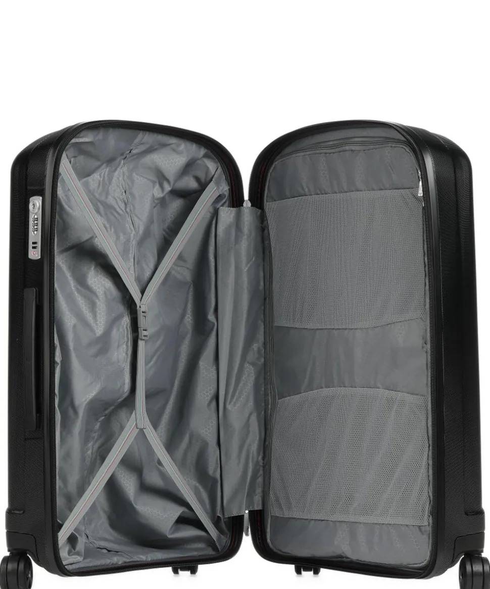 Unica 4-Rollen Trolley schwarz 72 cm