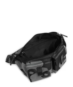 Unikko M Umhängetasche Polyester schwarz/grau