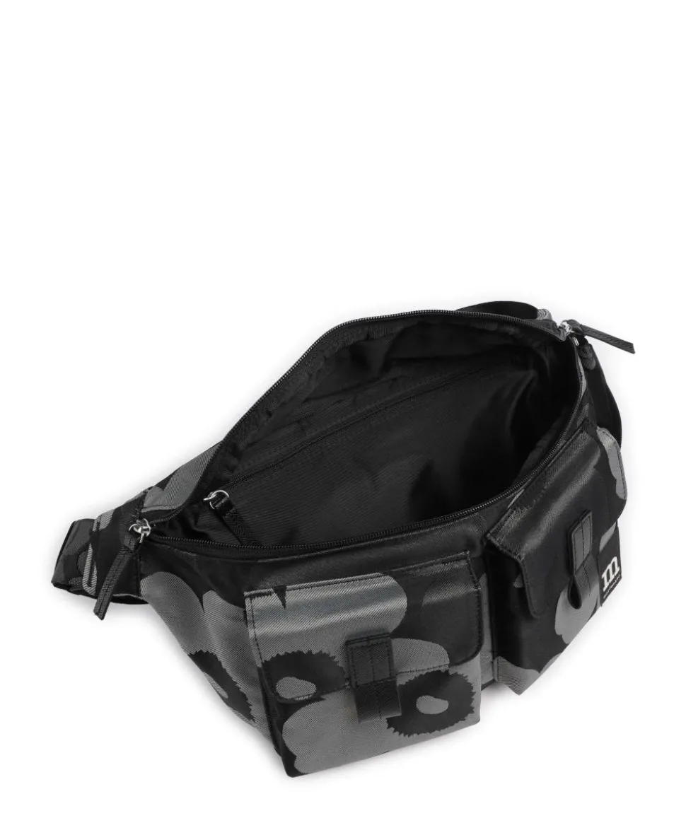 Unikko M Umhängetasche Polyester schwarz/grau