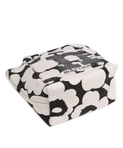 Unikko Mono Mini Handtasche Canvas natur/schwarz