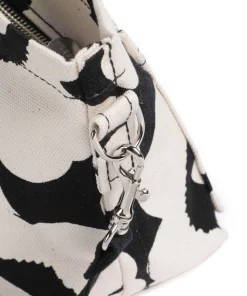 Unikko Mono Mini Umhängetasche Canvas natur/schwarz