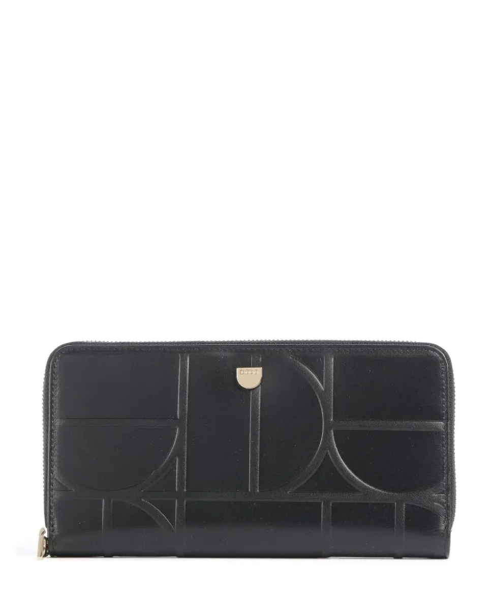 Up! RFID Geldbörse fein genarbtes Leder schwarz