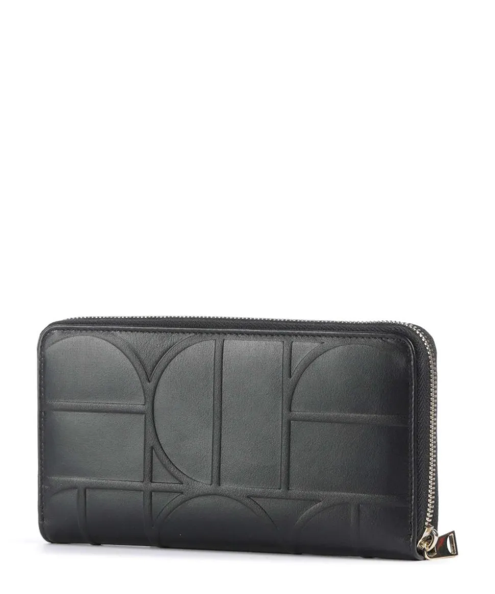 Up! RFID Geldbörse fein genarbtes Leder schwarz