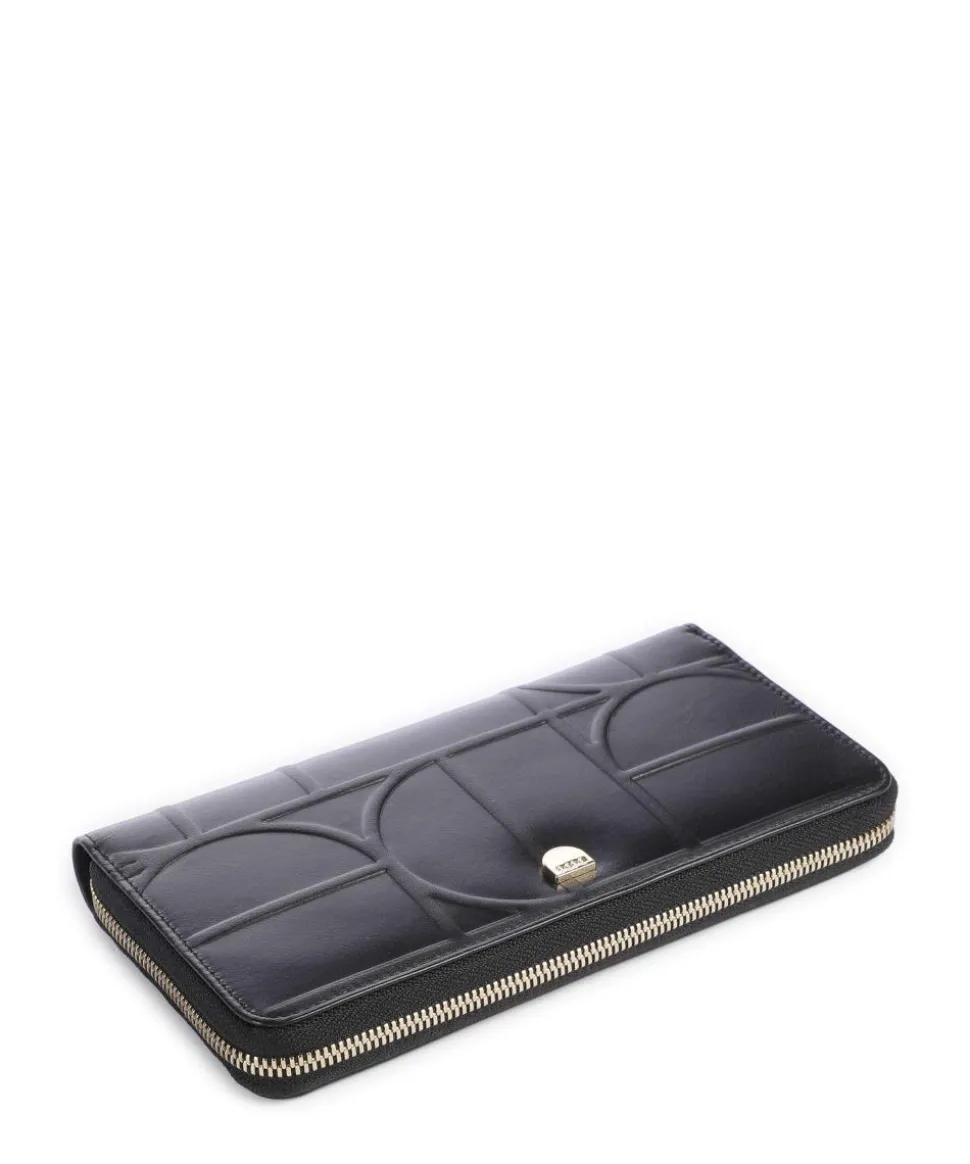 Up! RFID Geldbörse fein genarbtes Leder schwarz