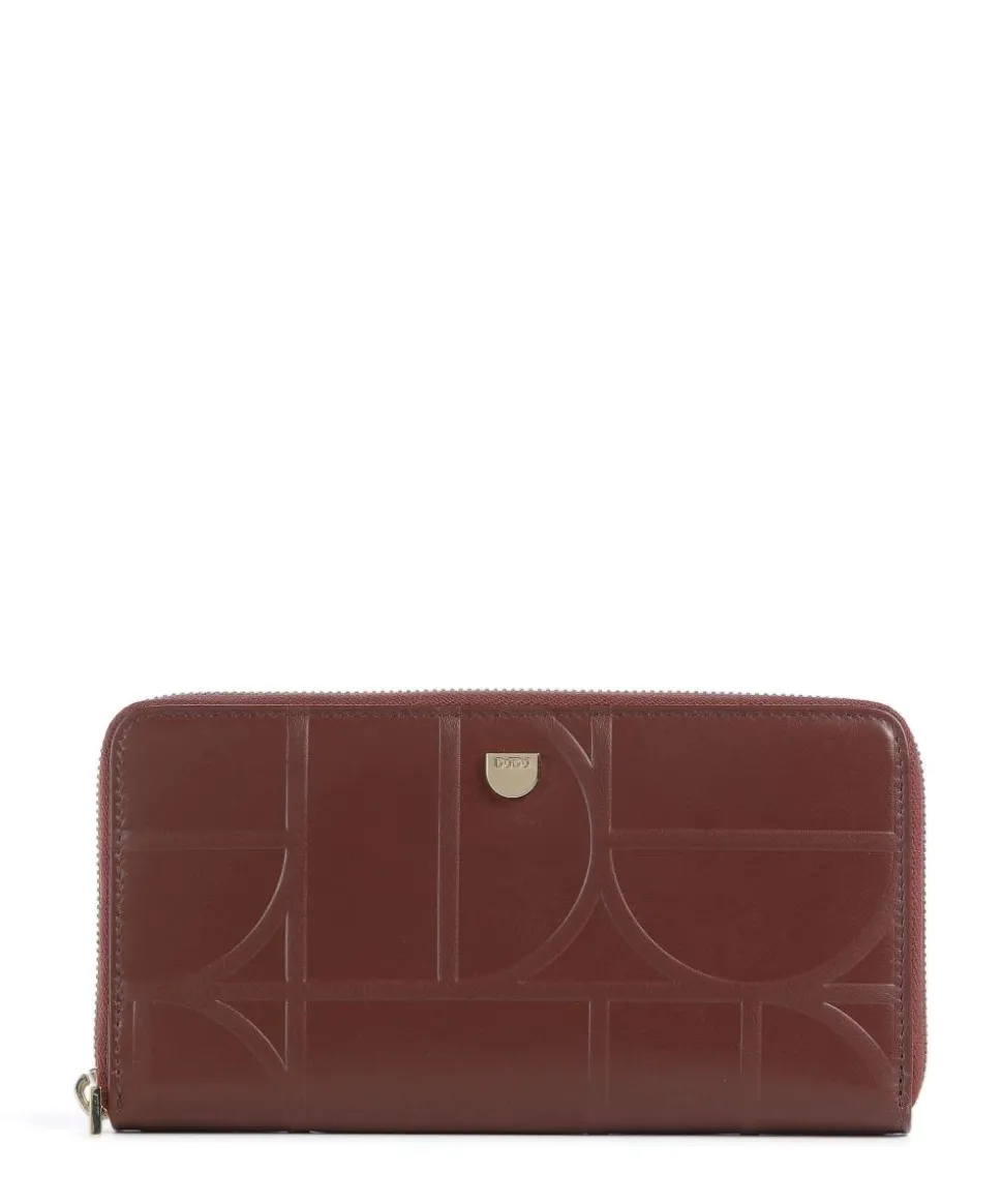 Up! RFID Geldbörse fein genarbtes Leder braun