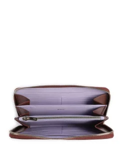 Up! RFID Geldbörse fein genarbtes Leder braun